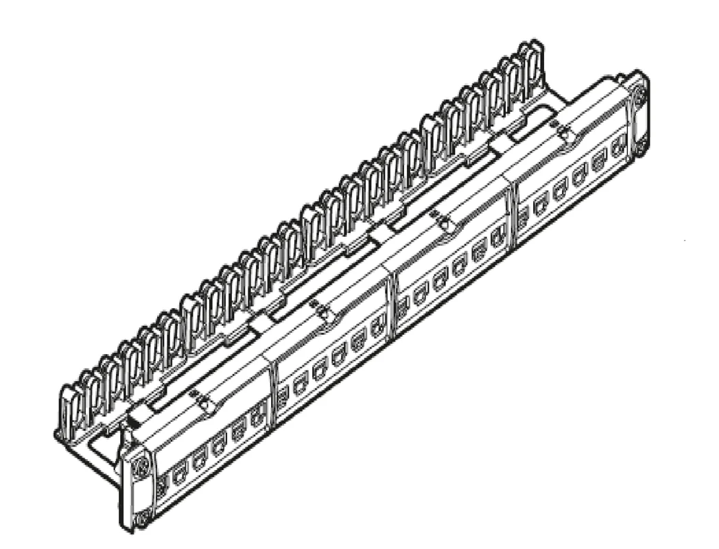 پچ پنل 24 پورت Cat6UTP لگراند 33561